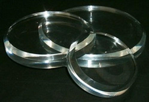 9" Round Clear Acrylic Display Bases