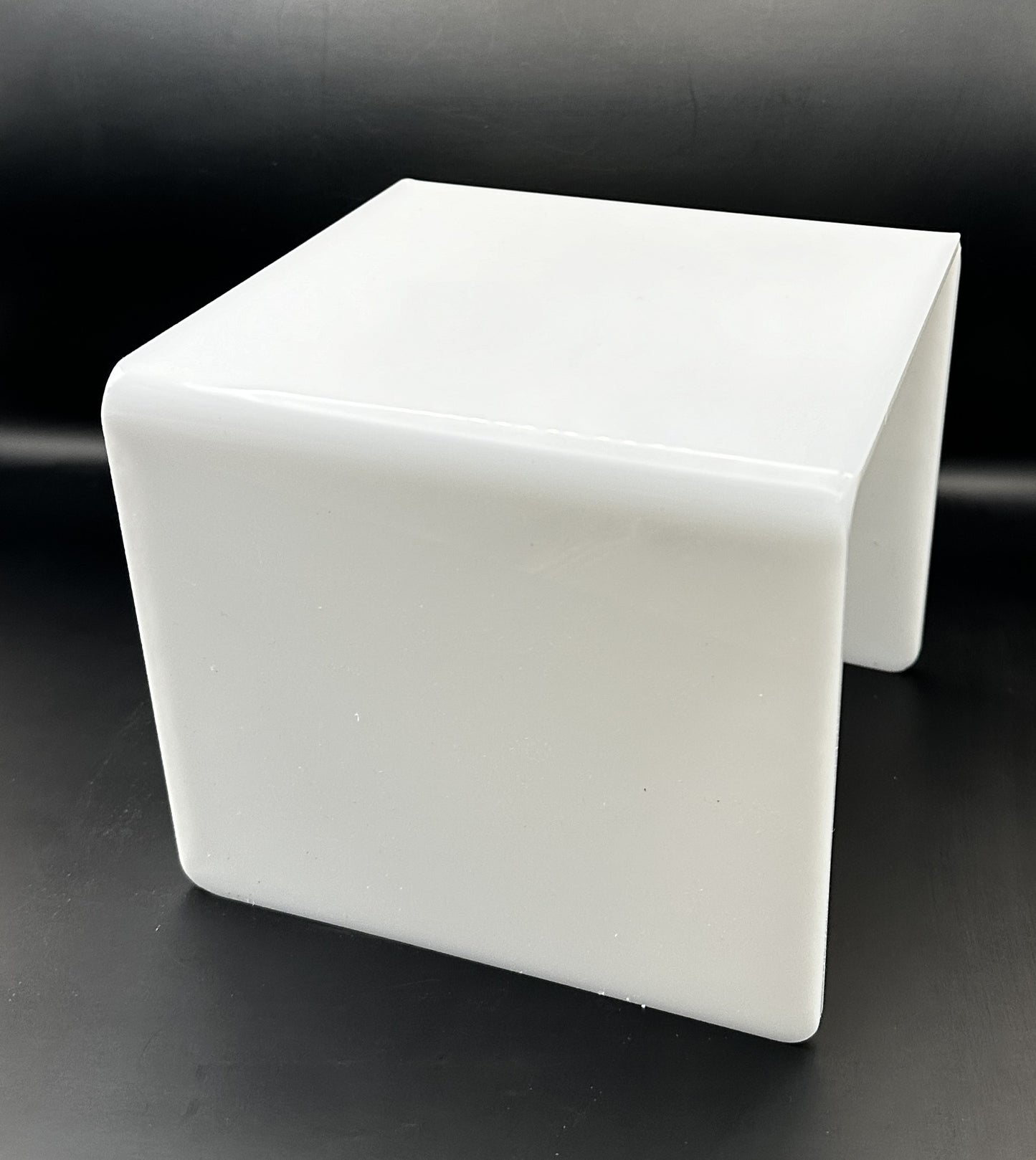 White Acrylic Risers - 3 Pack -  Fantastic for Weddings - Figurines - Arts & Crafts - Dessert Tables -  Buffets - Party Decorations