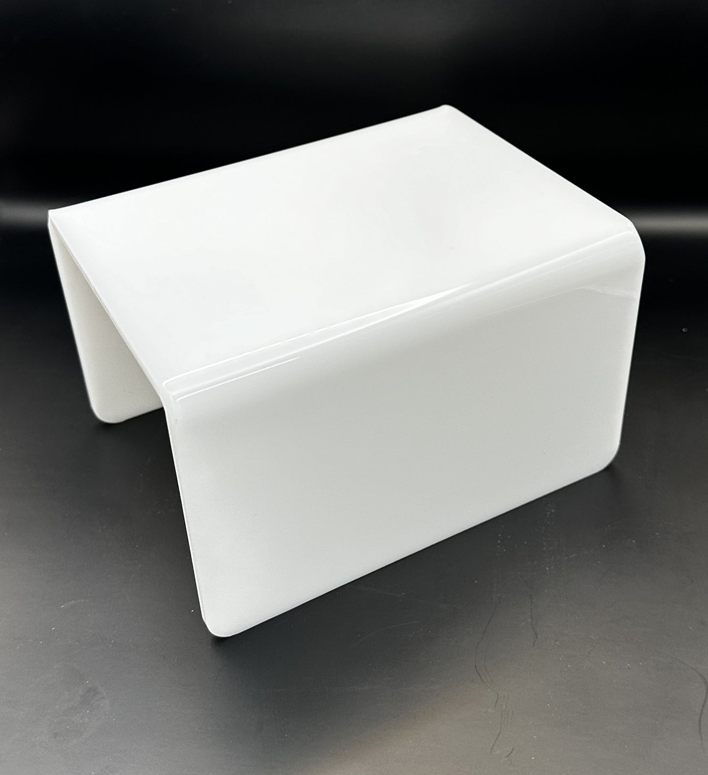 White Acrylic Risers - 3 Pack -  Fantastic for Weddings - Figurines - Arts & Crafts - Dessert Tables -  Buffets - Party Decorations