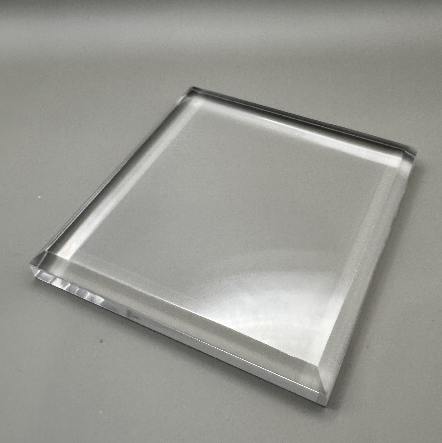 3" Square Clear Acrylic Display Base