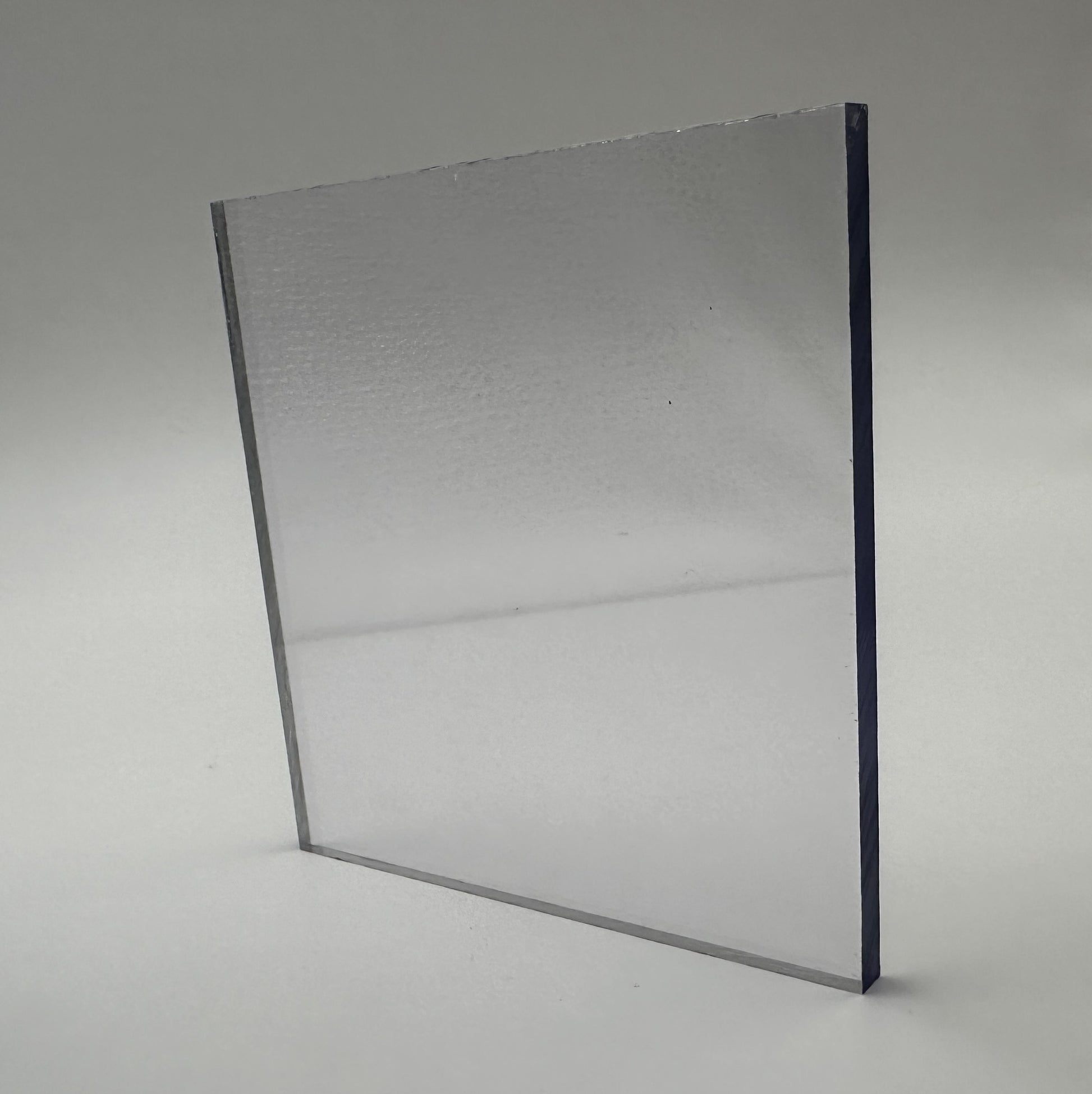 1/4 Clear Polycarbonate - Lexan sheet - Edge standing