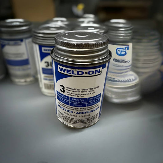 Weld-On #3 - Cement / Glue - Acrylic, Plexiglass, Polycarbonate and More!