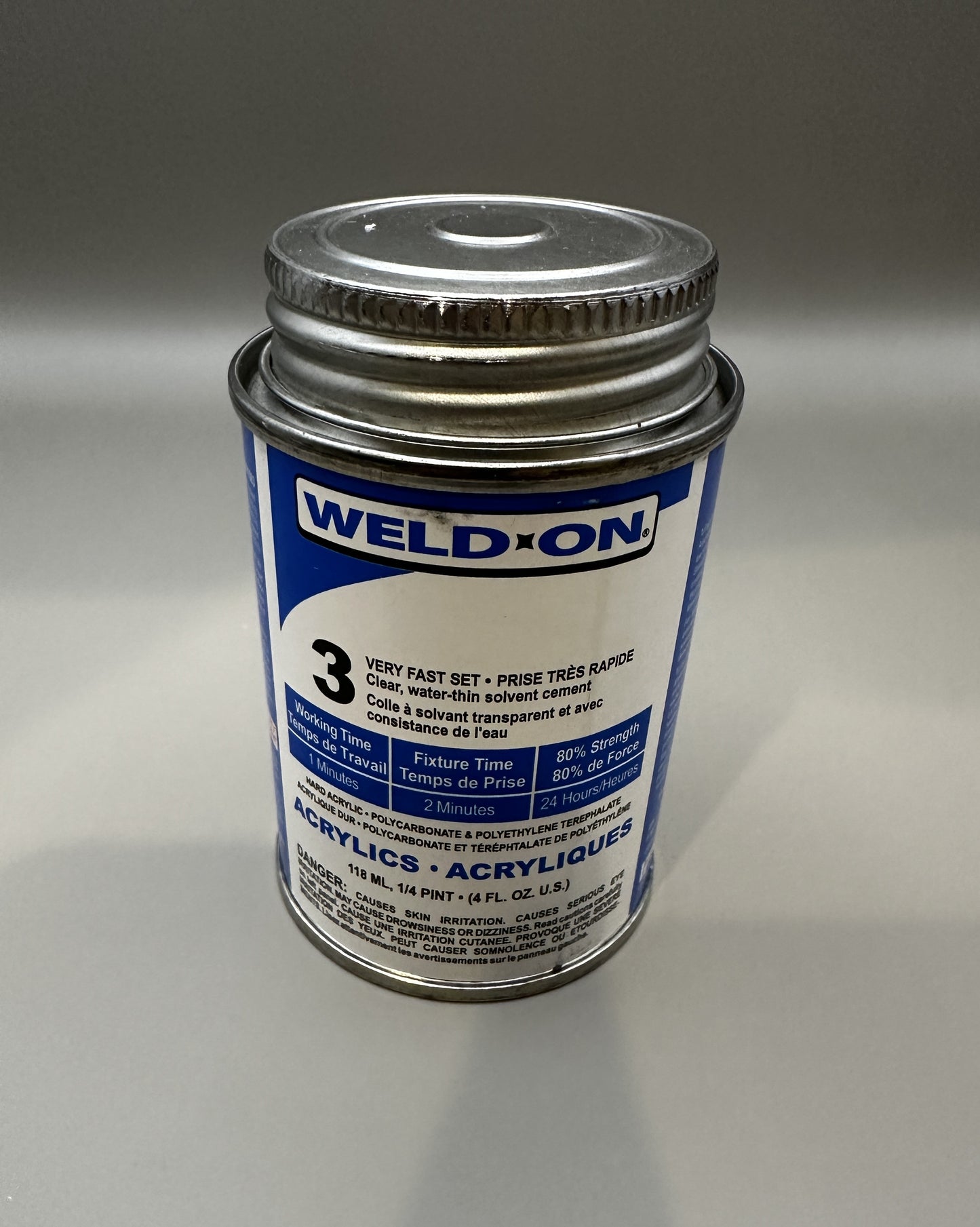 Weld-On #3 - Cement / Glue - Acrylic, Plexiglass, Polycarbonate and More!