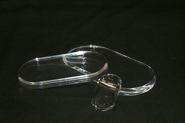 Clear Acrylic Oval Bases